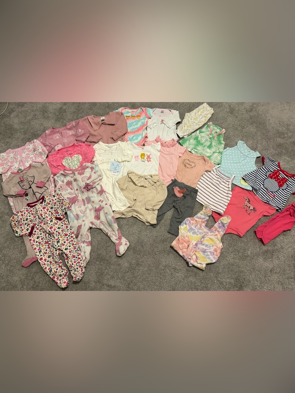 Baby girls clothing bundle size 6-9 months
